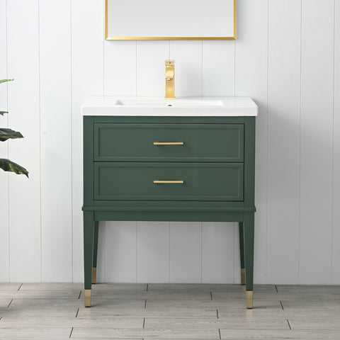 Clara 30" Single Bathroom Vanity Set - Vogue Green