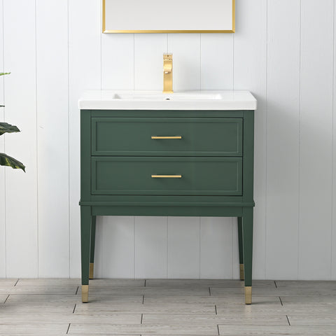 Clara 30" Single Bathroom Vanity Set - Vogue Green