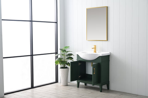 Ivy 30" Single Bathroom Vanity Set - Vogue Green