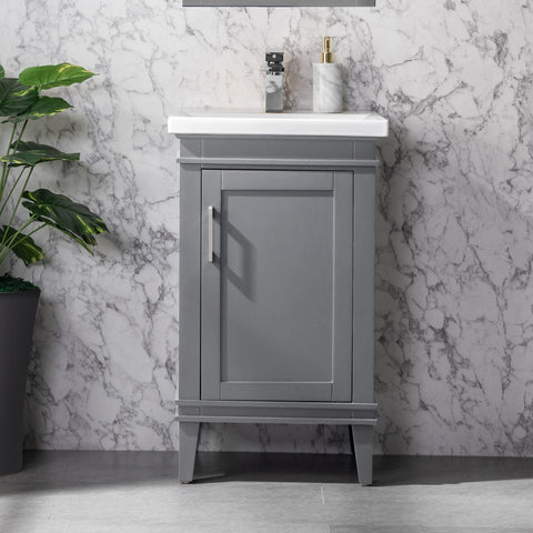 Avery 20" Single Bathroom Vanity Set - Gray (SOLD OUT)