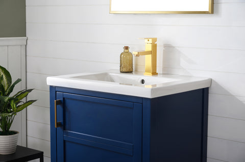 Bailey 24" Single Bathroom Vanity Set - Navy Blue