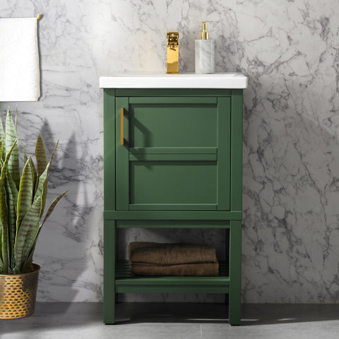 Bailey 20" Single Bathroom Vanity Set - Vogue Green