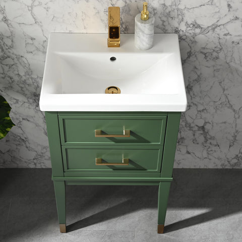 Clara 20" Single Bathroom Vanity Set - Vogue Green