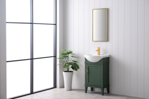 Ivy 20" Single Bathroom Vanity Set - Vogue Green