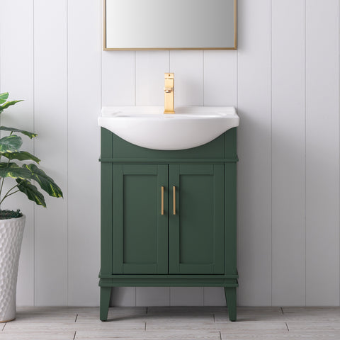 Ivy 24" Single Bathroom Vanity Set - Vogue Green