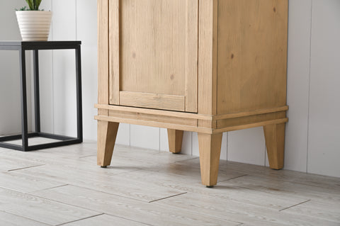 Avery 20" Single Bathroom Vanity Set - Teak White