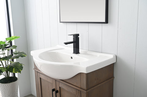 Ivy 30" Single Bathroom Vanity Set - Brown Spruce