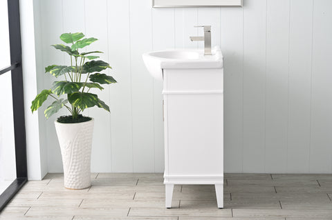 Ivy 30" Single Bathroom Vanity Set - White