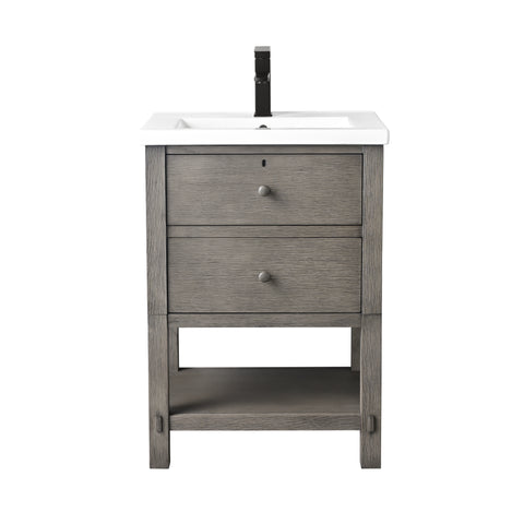 Katie 24" Rustic Modern Farmhouse Vanity - Driftwood Gray