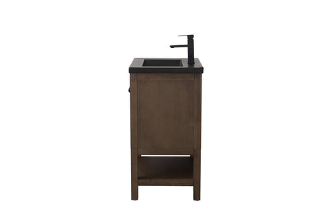 Landon 24" Single Bathroom Vanity Set - Black Top