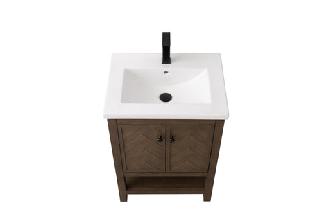 Landon 24" Single Bathroom Vanity Set - White Top