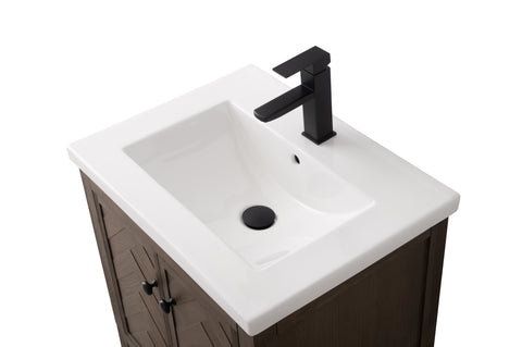 Landon 24" Single Bathroom Vanity Set - White Top