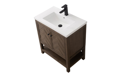 Landon 30" Single Bathroom Vanity Set - White Top