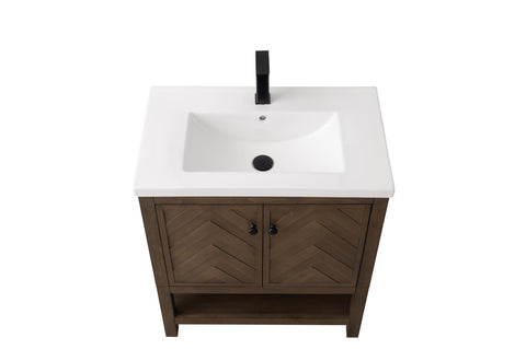 Landon 30" Single Bathroom Vanity Set - White Top