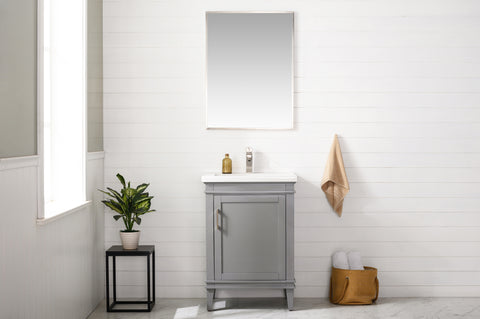Avery 24" Single Bathroom Vanity Set - Gray