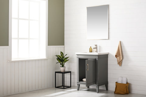 Avery 24" Single Bathroom Vanity Set - Gray