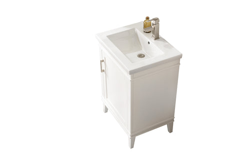Avery 24" Single Bathroom Vanity Set - White