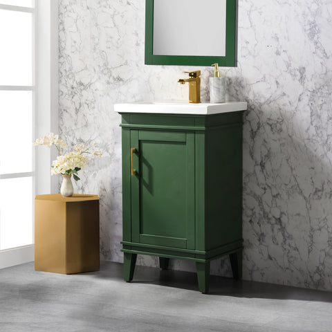 Avery 20" Single Bathroom Vanity Set - Vogue Green