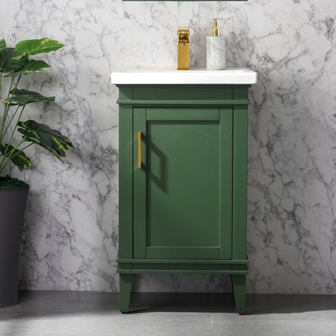 Avery 20" Single Bathroom Vanity Set - Vogue Green