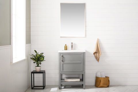 Bailey 24" Single Bathroom Vanity Set - Gray