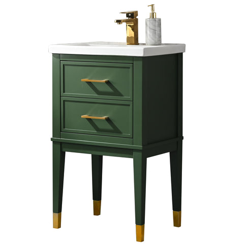 Clara 20" Single Bathroom Vanity Set - Vogue Green