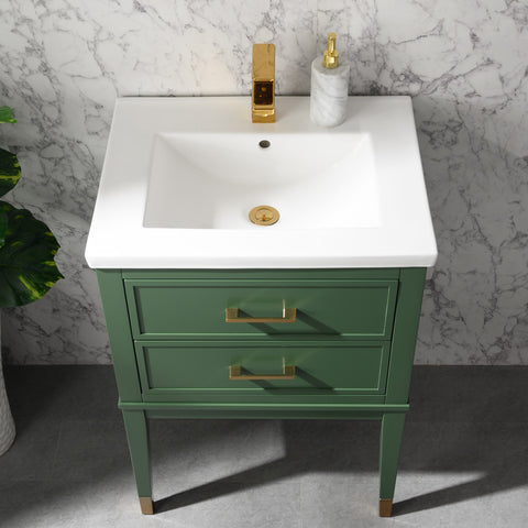 Clara 24" Single Bathroom Vanity Set - Vogue Green