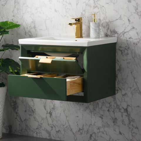 Danbury 24" Single Bathroom Vanity Set - Vogue Green