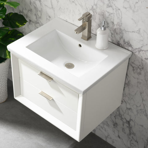 Danbury 24" Single Bathroom Vanity Set - White