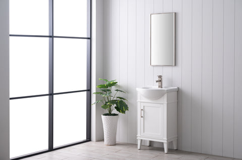 Ivy 20" Single Bathroom Vanity Set - White (SOLD OUT)