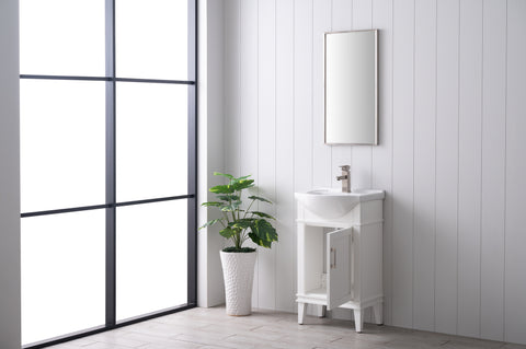 Ivy 20" Single Bathroom Vanity Set - White (SOLD OUT)